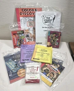 Chick Fil A Kids Meal Toy Lot Of 11 Puzzles Books Games Coloring  - Picture 1 of 11