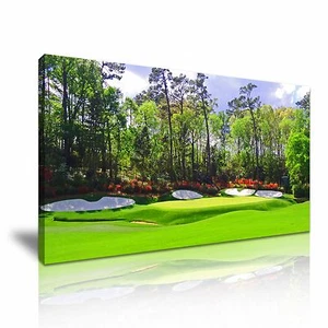 Augusta National Golf Club Amen Angolo Tela Wall Art 60x30cm / 24x12 pollici - Foto 1 di 1