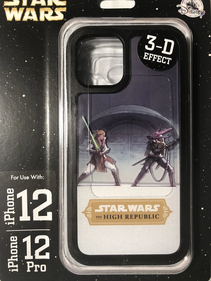 DISNEY PARKS STAR WARS High Republic 3-D iPHONE 12 12 Pro  COVER - Image 1 of 1