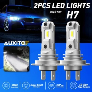 H7 CANBUS LED Headlight Kit Low Bulbs Beam High Power 6500K Xenon HID White 2X - Picture 1 of 11