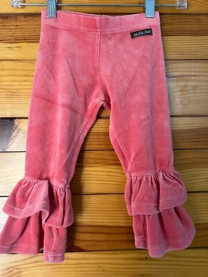 Calça com babados Matilda Jane Party Punch Bennys em excelente estado usado meninas campos secretos tamanho 2 - Imagem 1 de 2
