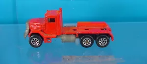 J-156- HOT WHEELS 1979 RED PETERBILT HAULER SEMI TRUCK EXCELLENT CONDITION RARE - Picture 1 of 6