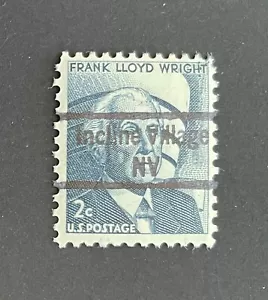 Incline Village, Nevada Type 843 Precancel - 2 cents Wright - U.S. #1280 OG MNH - Picture 1 of 1