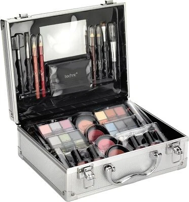 Valigetta treno 28 pezzi professionale trucco attrezzi cosmetici organizer nuovo - Immagine 1 di 3