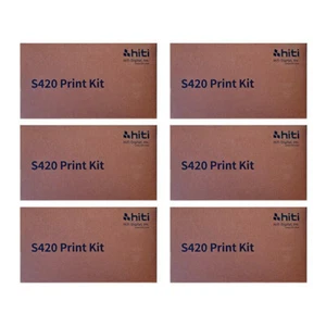HiTi S420 Papier + Farbband 10X15 BOX 6 PACKS A100 (insgesamt 600 Drucke) - Bild 1 von 2