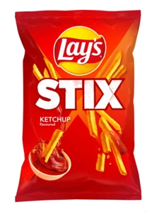 LAYS STIX KETCHUP Flavor Potato Chips Crisps European Snacks 130g 4.5oz - Picture 1 of 9