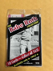 1992 Megacards Babe Ruth Collection 10 Pack Sealed Card #10 Front #159 Back - Picture 1 of 4