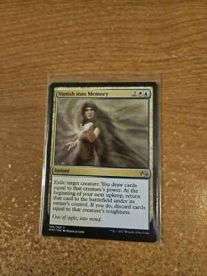 MAGIC THE GATHERING MODERN MASTERS 2017 VANISH INTO MEMORY LIGHTLY PLAYED - Image 1 of 2