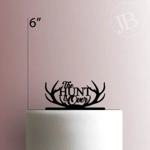 The Hunt is Over 225-432 Cake Topper - Picture 1 of 2