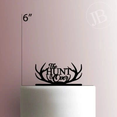 The Hunt is Over 225-432 Cake Topper Foto 1 de 2