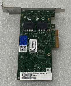 E1G44HTG1P20 Intel I340-T4 PCI-E Quad Port Ethernet Server Adapter High Profile - Photo 1/3