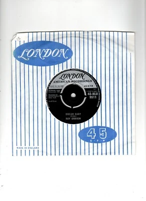 ROY ORBISON - DREAM BABY / THE ACTRESS. UK ORIG 1962 7" & RE-PRO CO/SLEEVE. VG - Image 1 of 2
