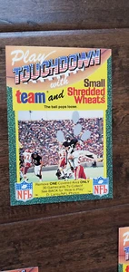 1989 TOUCHDOWN UK ENGLAND NFL CARD BEARS CHIEFS BALL POPS LOOSE NEAL ANDERSON - Picture 1 of 1
