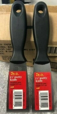 LOT OF 2 Do it Best 1-1/2" Stiff Putty Knife 774731 NEW - Image 1 of 3