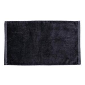 Premium Velour Hand Face Sports Towel 16"x26" Black