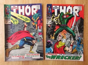 Lot of *2* MIGHTY THOR: #143 (FN+), 148 *Key!* (FN/FN+) *Super Bright & Glossy!* - Picture 1 of 6