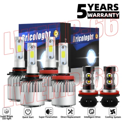 Faro LED básico deportivo utilitario 4 puertas 3,5 L + bombillas antiniebla para Acura RDX 2013-2015 Foto 1 de 4