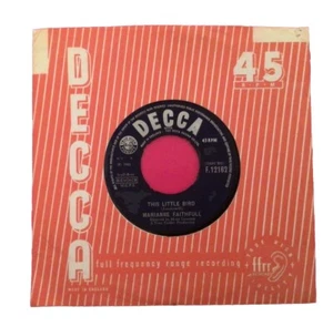E40, This Little Bird, Marianne Faithfull, 7” 45rpm Single, Excellent Condition - Picture 1 of 4