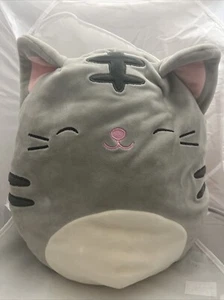 SQUISHMALLOWS Tally The Gray Cat 13” Hard To Find Sleep Eyes - Picture 1 of 10