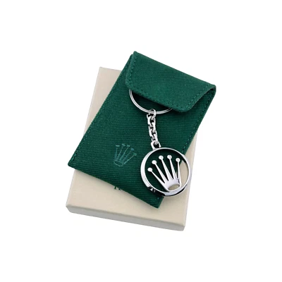 Rolex Edelstahl Schlüsselanhänger Anhänger in Silber keyring keychain key holder