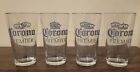 Set Of 4 Corona Extra Premier Beer Pint Glasses Mexico New