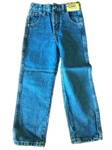 NEW Legendary Gold Blue Jeans Boys 7 Reg Relaxed Fit Adjustable Waist NWT - Picture 1 of 4