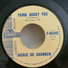 Jackie De Shannon THINK ABOUT YOU (RARE PROMO R&R 45) #55342 PLAYS VG++ NO NOISE