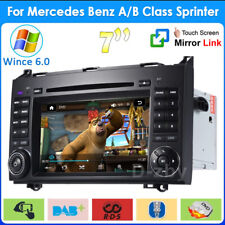 7" Autoradio GPS Nav DAB+ DVD BT Für Mercedes Benz W245 W169 Vito Viano Sprinter
