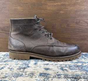 Banana Republic Heritage Brown Leather Split Moc Toe Boot Mens Sz 11.5M Lug Sole - Bild 1 von 13