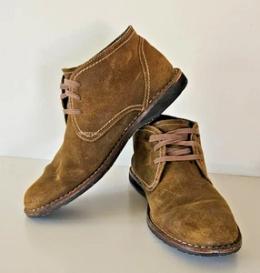 John Varvatos USA Herren US 9M Hipster Braun Leder Chukka Stiefel-RAR UNBEDINGT ANSEHEN - Bild 1 von 9