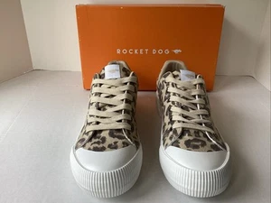 Rocket Dog Women's Cheery Comfort Plush Foam leopard Sneaker Size 11 - Picture 1 of 8