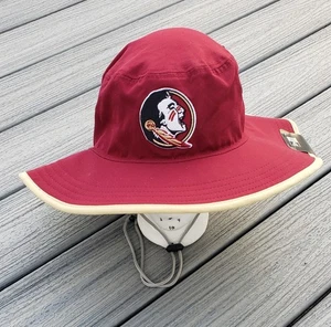Cappello Florida State Seminoles Boonie Bucket taglia unica nuovo con etichette nuova epoca - Foto 1 di 8