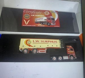 TEKNO L W Surphlis VOLVO F12 6x2 Globetrotter with 2 axle bulk trailer - Picture 1 of 4