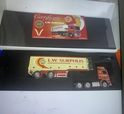 TEKNO L W Surphlis VOLVO F12 6x2 Globetrotter with 2 axle bulk trailer - Image 1 of 4