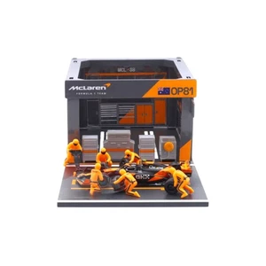 Modellino F1+Diorama Garage Pit Stop Bburago 1/43 McLaren MCL38 Oscar Piastri... - Foto 1 di 3