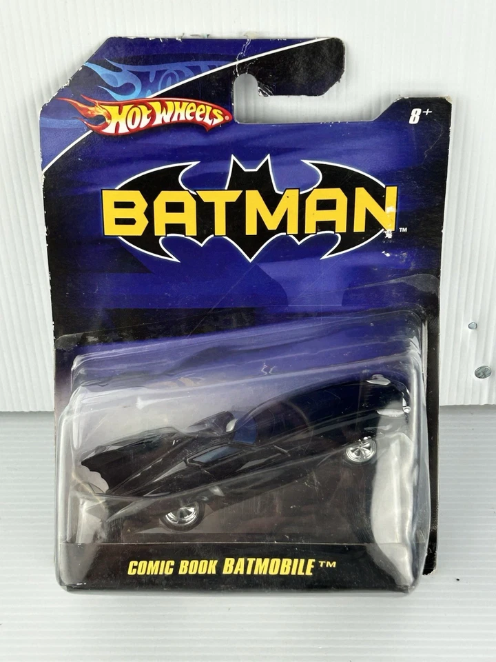 Hot Wheels 1/50 Batman Series 1 Comic Book Batmobile MOC 2007 New - Image 1 of 4