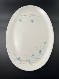 Starburst Mallo Belle Servierplatte MCM Melmac 14 x 10 Zoll gebraucht - Bild 1 von 6