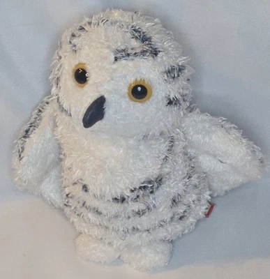 Douglas Cuddle Toy BLACK WHITE SPOTTED SNOW OWL Plush Stuffed Animal 8" - Image 1 of 3