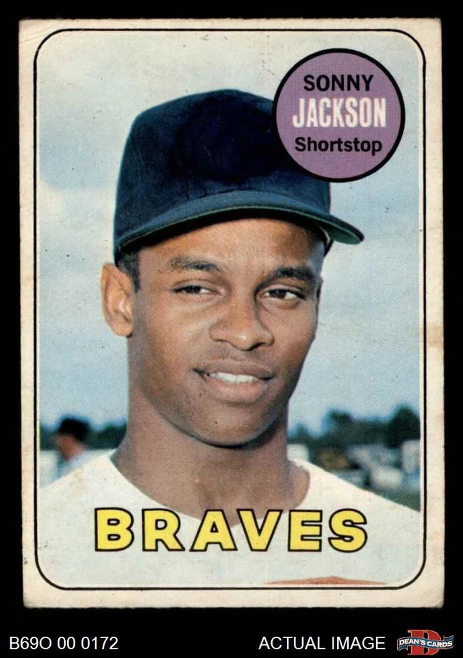 1969 O-Pee-Chee #53 Sonny Jackson Braves 2 - GOOD - Image 1 of 1