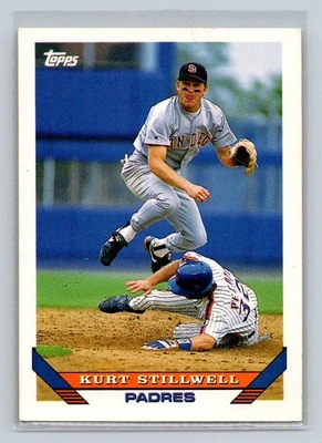 1993 Topps #84 Kurt Stillwell San Diego Padres Baseball Card - Image 1 of 2