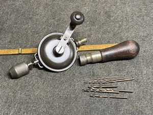 Vintage YANKEE NORTH BROS Rachet Hand Drill No. 1530 Double Lock 11" Pat 1902 - Picture 1 of 9