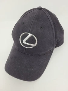 Lexus Raised Logo Inter-Ex Adjustable Hook-and-Loop Fastener Hat Cap Black - Picture 1 of 5