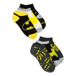 DC Comics Batman 6 Pack Boys No Show Socks L (3-9) MULTICOLOR New - Picture 1 of 18