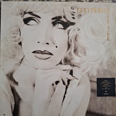 EURYTHMICS "SAVAGE" VINYL LP 1987 NEAR MINT - Image 1 of 4