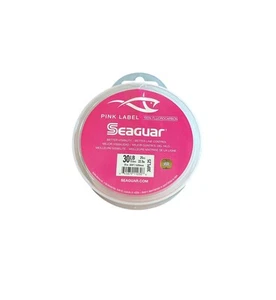 Seaguar Pink Label Fluorocarbon 30 LB 25 YDS Leader Wheel Level Wind Technology - Picture 1 of 2