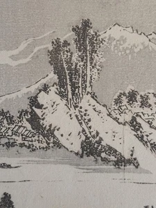 Rare Engraving Print Japan Edo Japonisme Landscape Kawachi Utagawa St Hiroshige - Picture 1 of 7