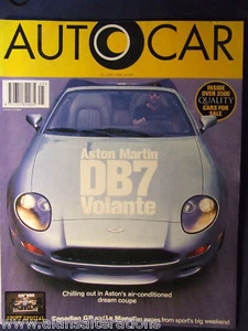 AUTOCAR Magazine 19/6/96 Aston Martin DB7 Volante - Picture 1 of 1