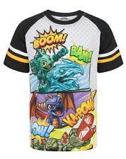 Skylanders Boom Characters Boy's Short Sleeve Raglan T-Shirt