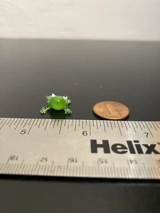 Hand Blown Glass Figurine Collectibles Handmade Miniature Frog Toad K - Picture 1 of 4
