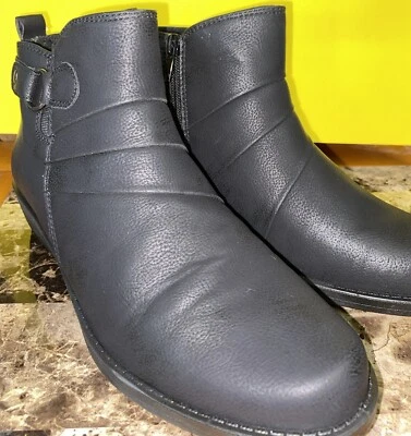   Botines negros Street Stretch MODA imitación cuero NEGRO TALLA 8   Foto 1 de 4